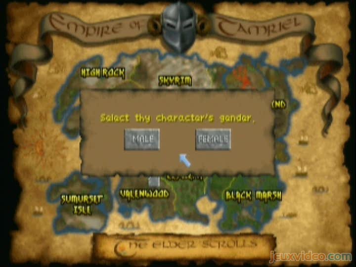 Gaming Live The Elder Scrolls II Daggerfall 1/4 Création d'un