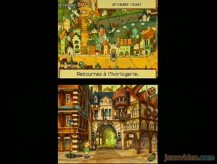 Gaming Live Professeur Layton et le Destin Perdu 1/2 la résolution d'une énigme