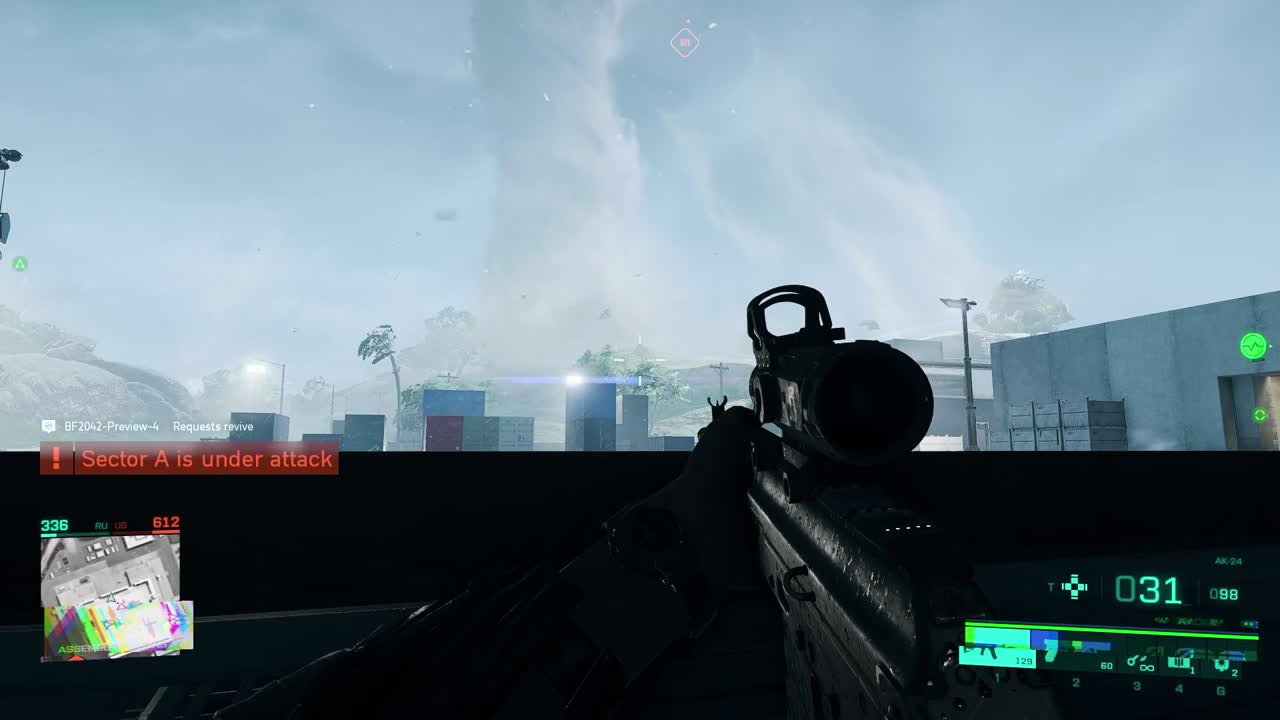 Battlefield 2042 : Dix minutes au cœur d'une tempête impressionnante