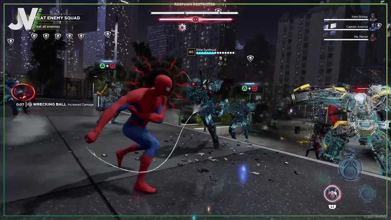Marvel's Avengers : Découvrez du gameplay de Spider-Man sur PS5 avant la sortie de No Way Home