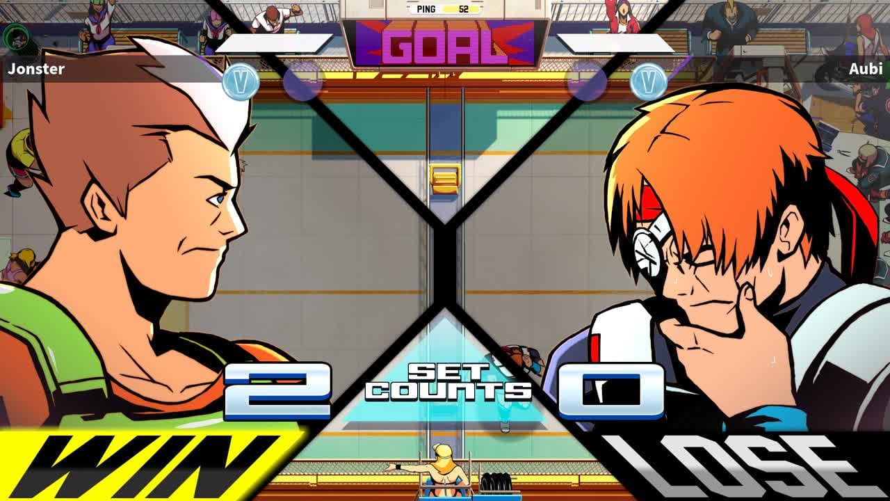Windjammers 2 : Une partie classée serrée