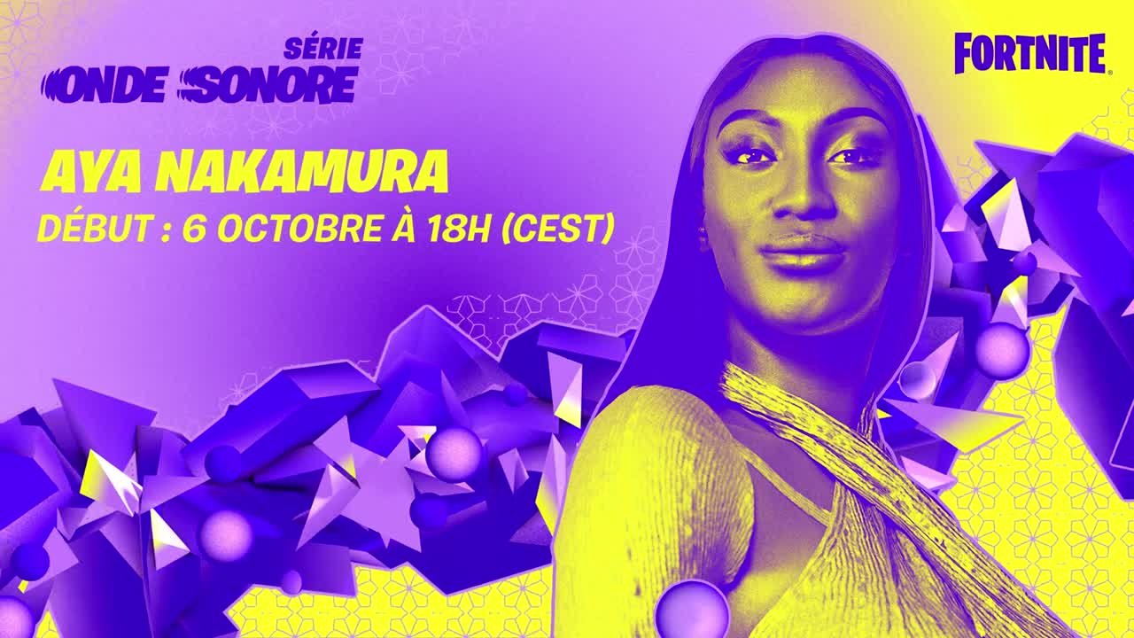 Fortnite : Aya Nakamura est la prochaine star de l'Onde sonore !