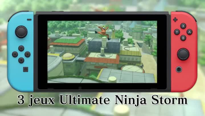 Bande-annonce Naruto Shippuden : Ultimate Ninja Storm Trilogy débarque sur  Switch 