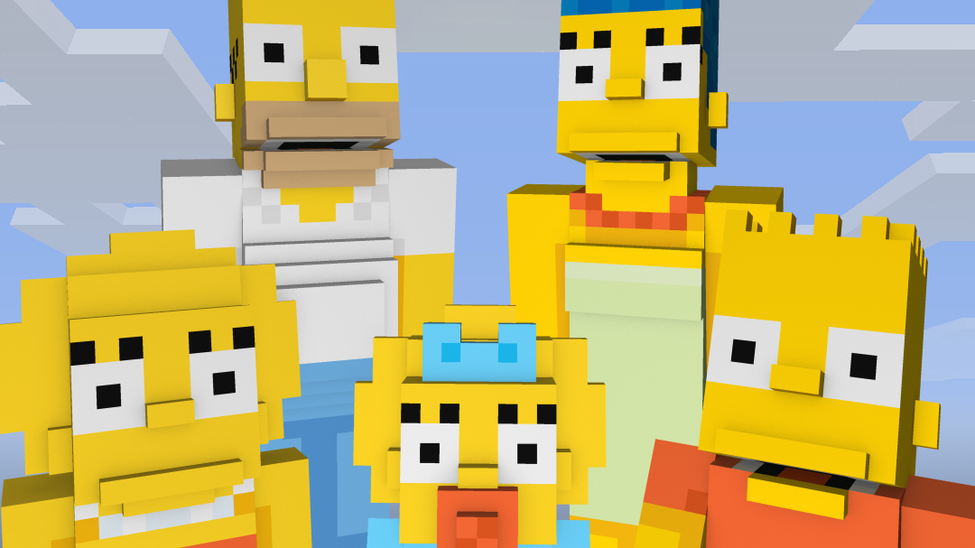 Les Simpson arrivent dans Minecraft sur Xbox - Actualités du 16/01/2015 ...