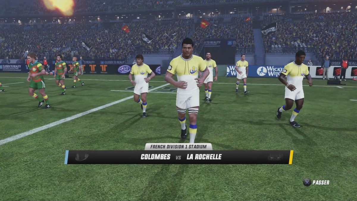 Gameplay Jonah Lomu Rugby Challenge 3 Le Racing Metro 92 Affronte La Rochelle Jeuxvideo Com