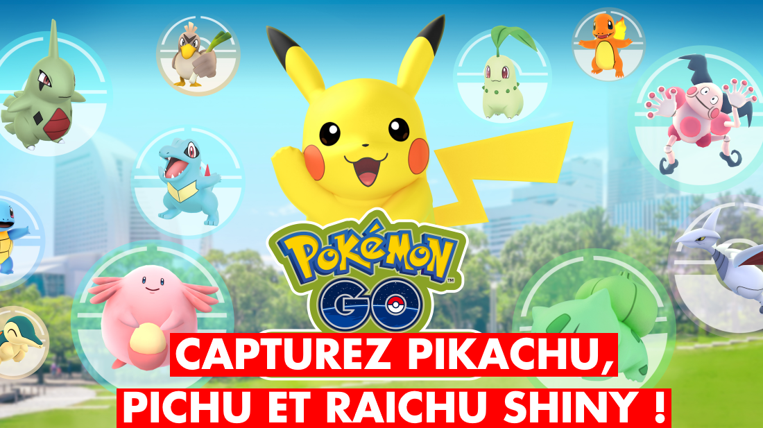 Pikachu Shiny – Pokémon GO – Compte 30 Jours – Neuf