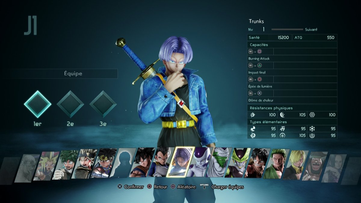 Trunks - Guide Jump Force : personnages, combos, soluce - jeuxvideo.com