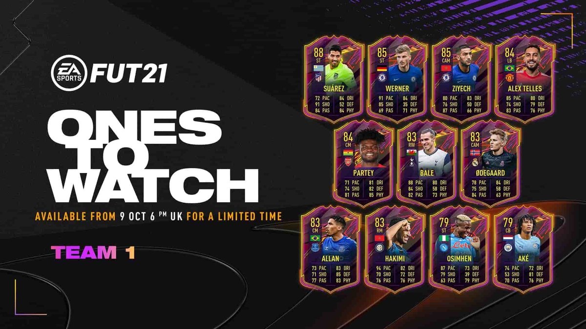 Fifa 23 Carte A Surveiller FIFA 21, FUT : la première équipe des joueurs à surveiller (Ones to watch /  OTW) - jeuxvideo.com