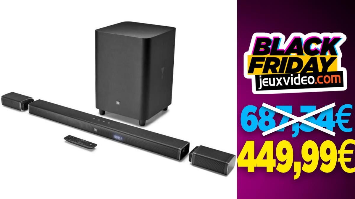 Black Friday : La barre de son JBL 5.1 Ultra HD 4K à 449,99