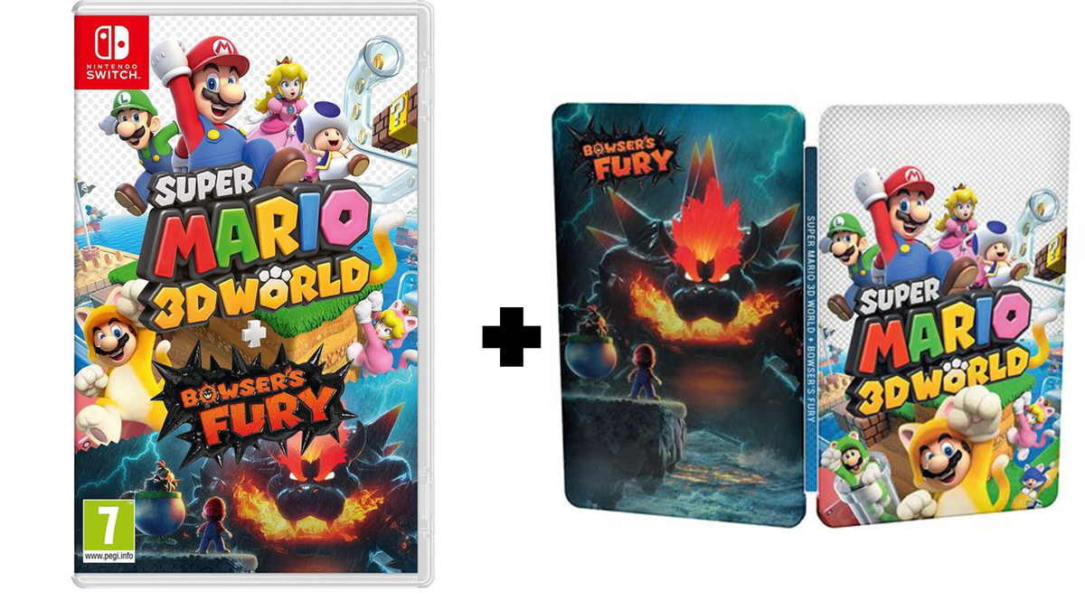 Super Mario 3D World + Bowser's Fury - SteelBook ONLY 