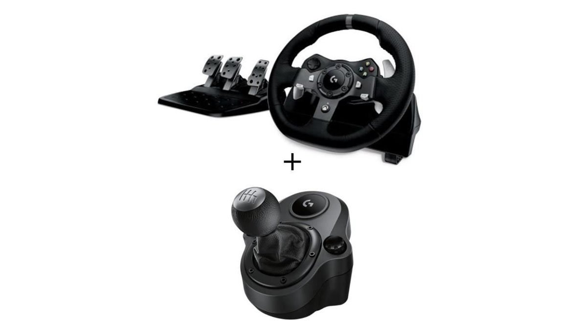 Pack Logitech Volant G920 et son levier de vitesses XONE et PC à prix adouci