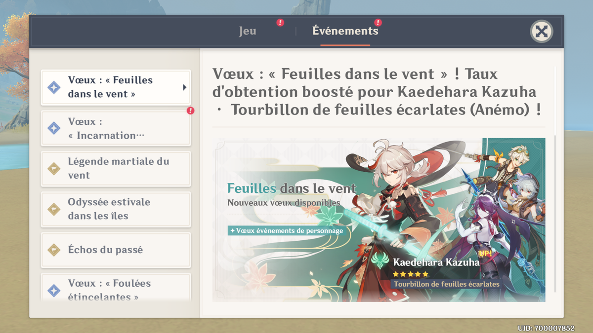 Genshin Impact, les prochaines bannières d