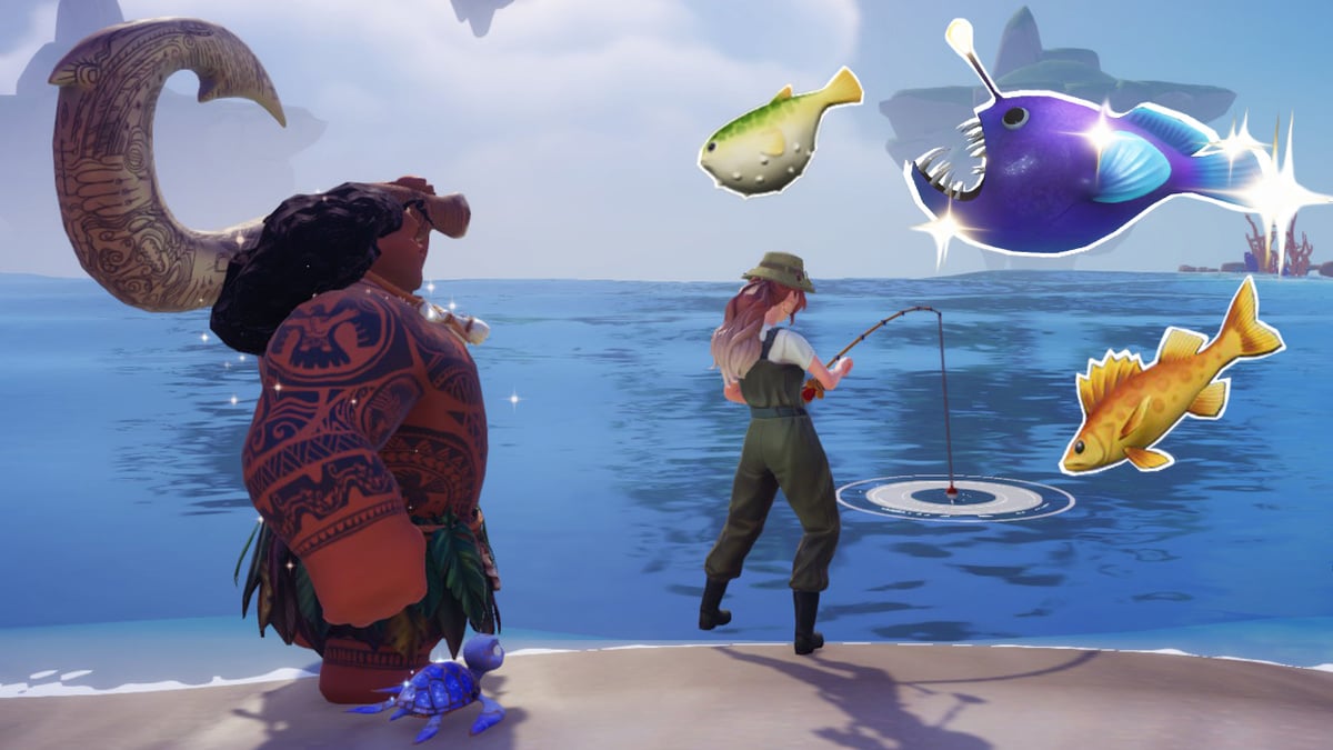 Disney Dreamlight Valley baudroie, doré jaune, fugu... Comment attraper les poissons les plus