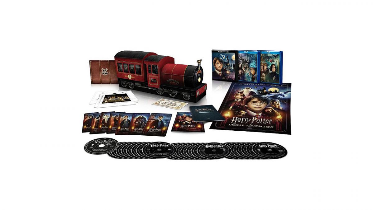 Coffret Blu-ray Harry Potter, l'intégrale 8 films + bonus : le coffret Blu- ray à Prix Carrefour