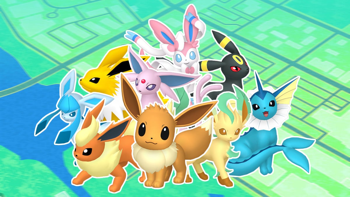 Les évolutions du Pokémon Évoli dans Pokémon GO - Margxt