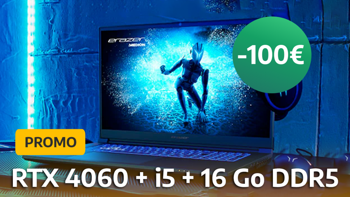Promo PC portable gamer : -200€ sur ce modèle avec RTX 4060 ! 