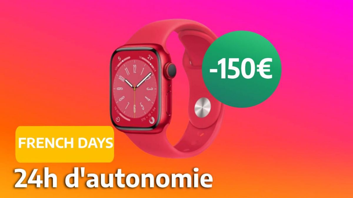 Promo French Days : l'Apple Watch 8 baisse significativement son prix pour  une durée limitée 