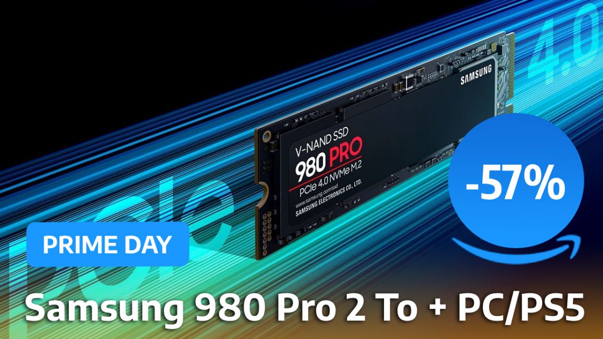 Prime Day : le SSD 980 Pro Samsung est encore moins cher pour deux jours  seulement
