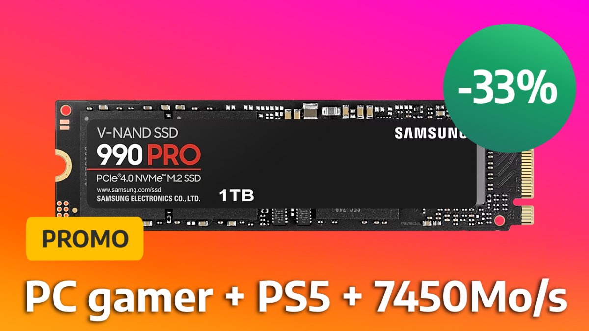Samsung 990 Pro : Un des meilleurs SSD du marché pour la PS5 est