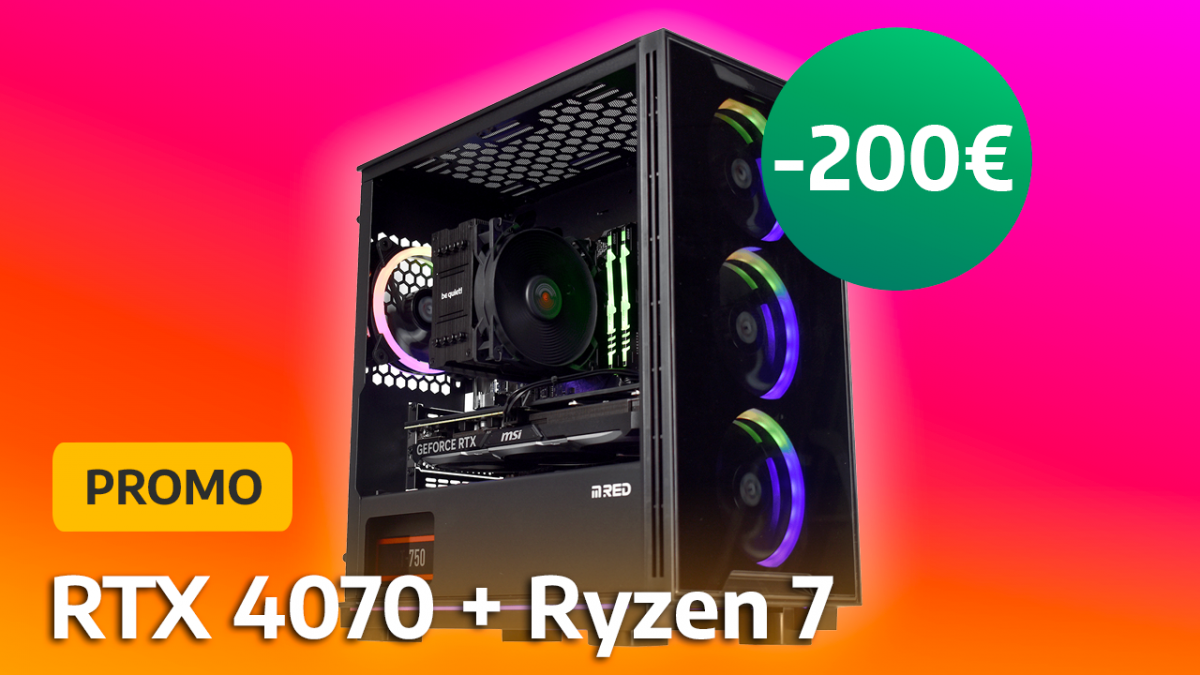 Meilleur PC Gamer mois Décembre - RTX 4070 - AMD Ryzen 7