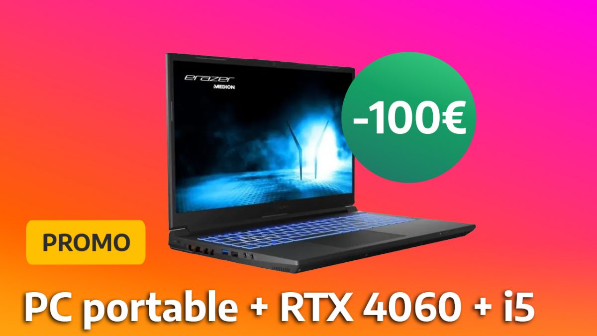 Promo PC portable gamer : RTX 4060, i5, 144 Hz… ce Medion Erazer perd 100  euros pour un temps limité ! 