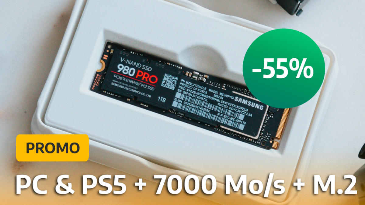 Compatible avec la PS5, le SSD 980 Pro de Samsung tombe sous les