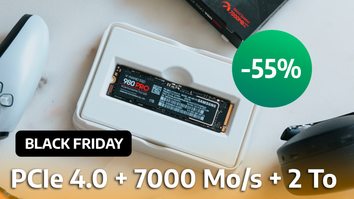 Ce SSD 2 To idéal pour booster son PC ou sa PS5 est à -58 % pendant le  Black Friday