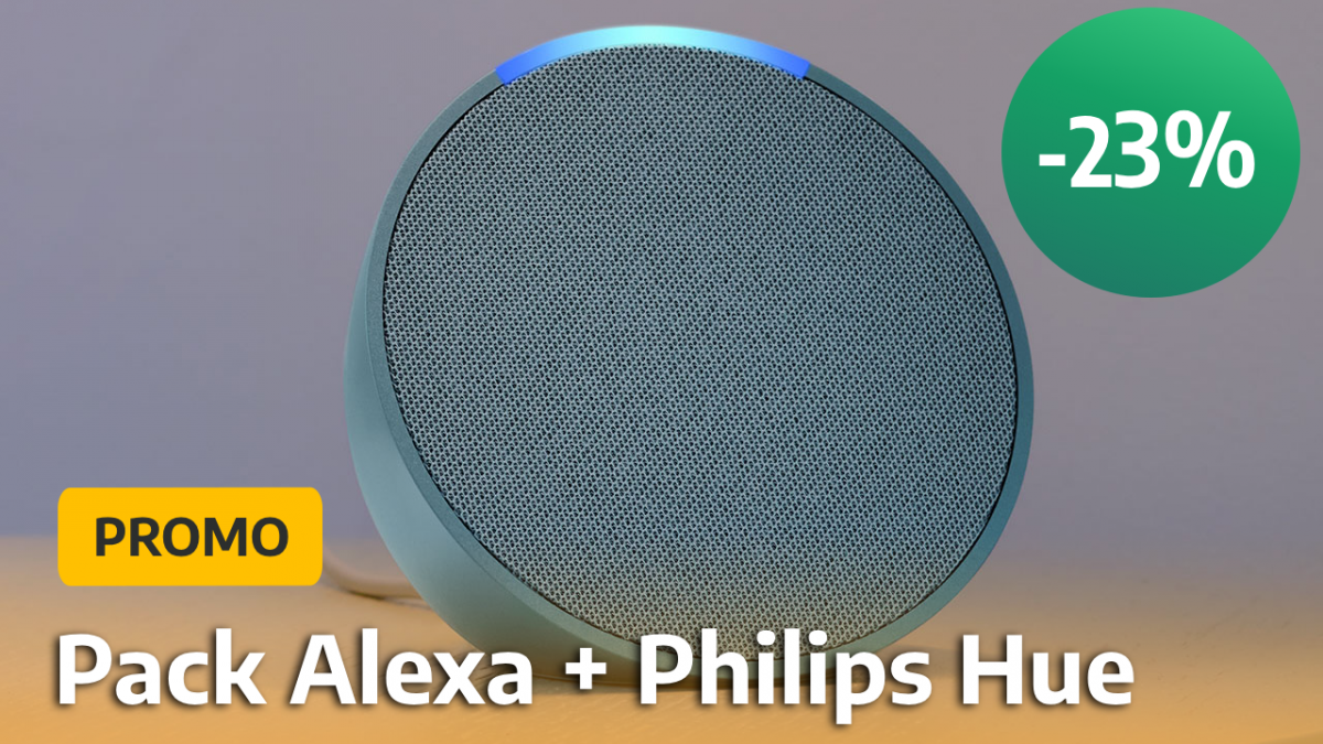 Philips Hue : -56% sur la nouvel Echo Dot + une ampoule connectée