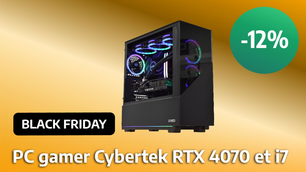 Black Friday : ce surpuissant PC fixe gamer avec la RTX 4070 Ti