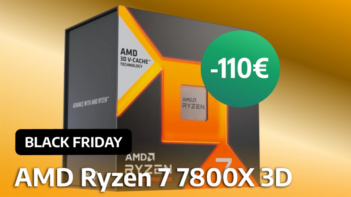 AMD Ryzen 7 7800X 3D : le meilleur processeur gamer est à un prix fou  pendant le Black Friday 