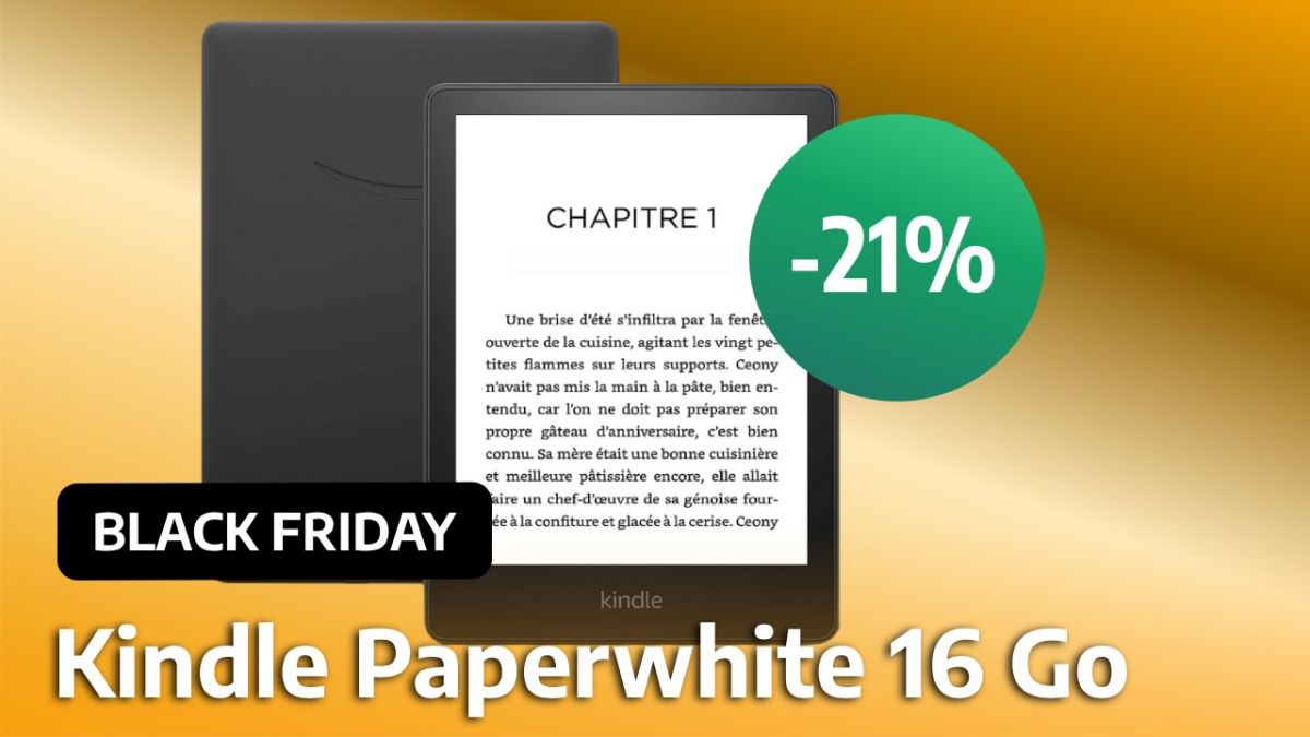 veut vous remettre à la lecture pendant le Black Friday avec une  remise de 21% sur son Kindle Paperwhite 