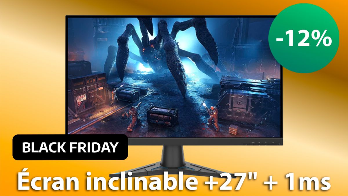 Cet écran QHD Gaming Lenovo 27 est victime d'une promo digne d'un Black  Friday (-45%) 🔥