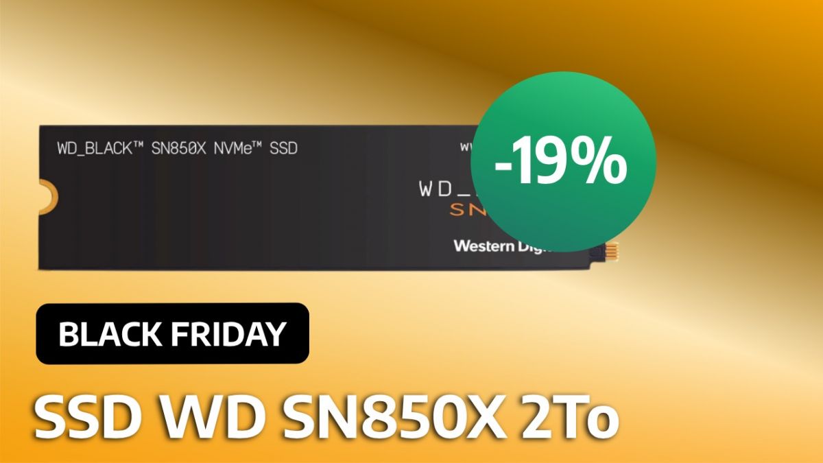 Le prix du SSD SN850X de 2 To, le top du top pour la PS5, n'a encore jamais  été aussi bas que pendant ce Black Friday 2023 ! 