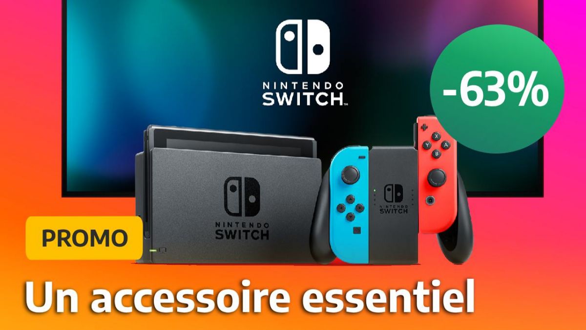 Valutato 4,8/5 su Amazon, questo accessorio per Nintendo Switch è disponibile in stock con uno sconto del -67% ed è un must-have