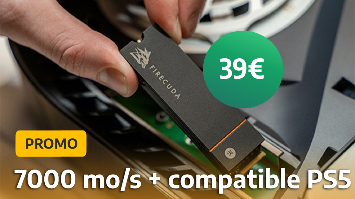 39€ pour augmenter le stockage de sa PS5 ! C'est le prix affiché  aujourd'hui sur l'un des meilleurs SSD du marché avec dissipateur, le  Firecuda 530 