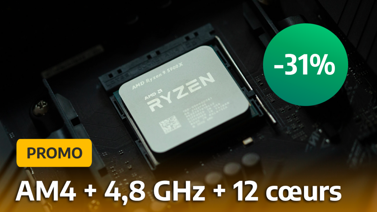 Promo PC : 31% de réduction sur le processeur AMD Ryzen 9 5900X