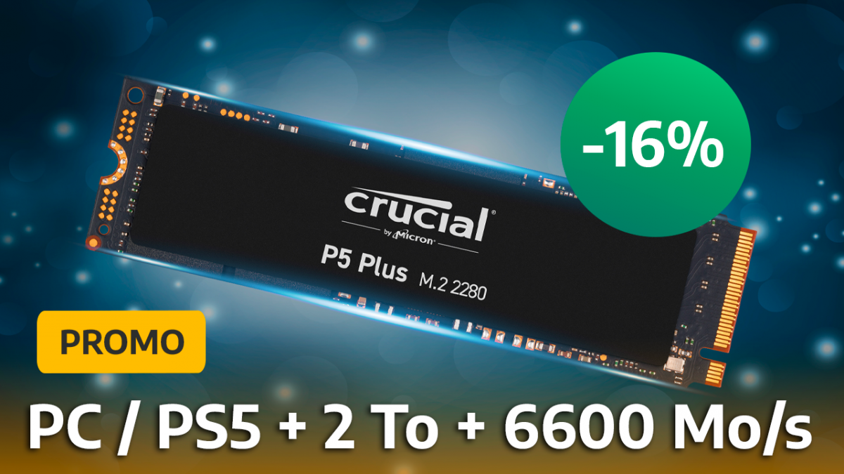 Promo Crucial P3 : Avec 47% de réduction, ce SSD NVMe de 4 To est