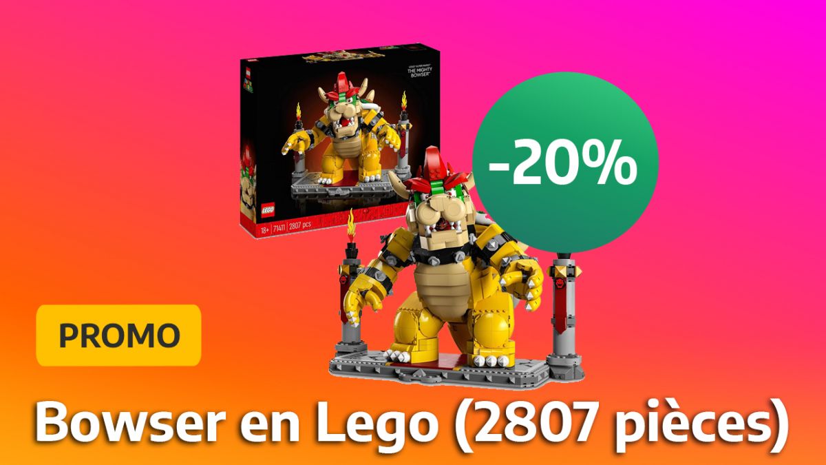 Tremblez, le LEGO Le Puissant Bowser fait même peur à son prix grâce à  cette promotion pendant les soldes d'hiver… 