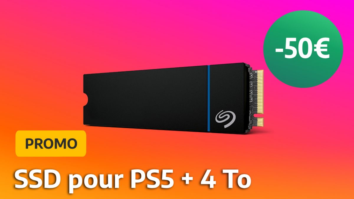 Juste avant les soldes, Seagate fait fondre le prix de son SSD 4 To  optimisé pour la PS5 ! 