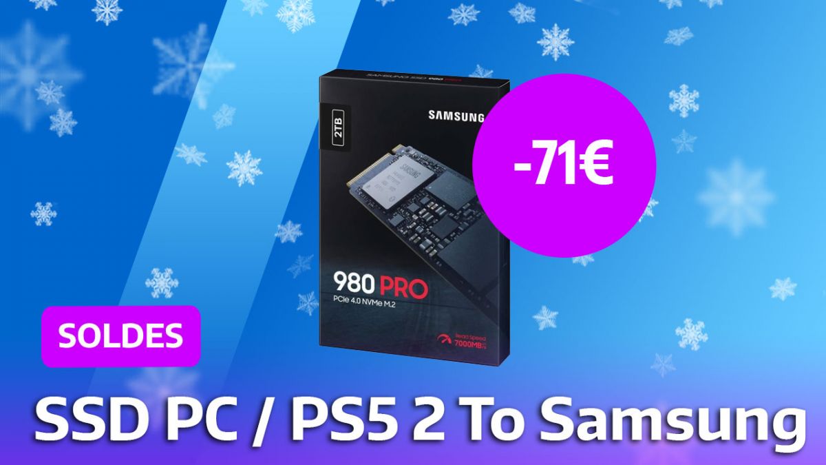 French Days : Gros boost de stockage pour votre PC ou PS5 avec cette baisse  de prix sur le 980 Pro 