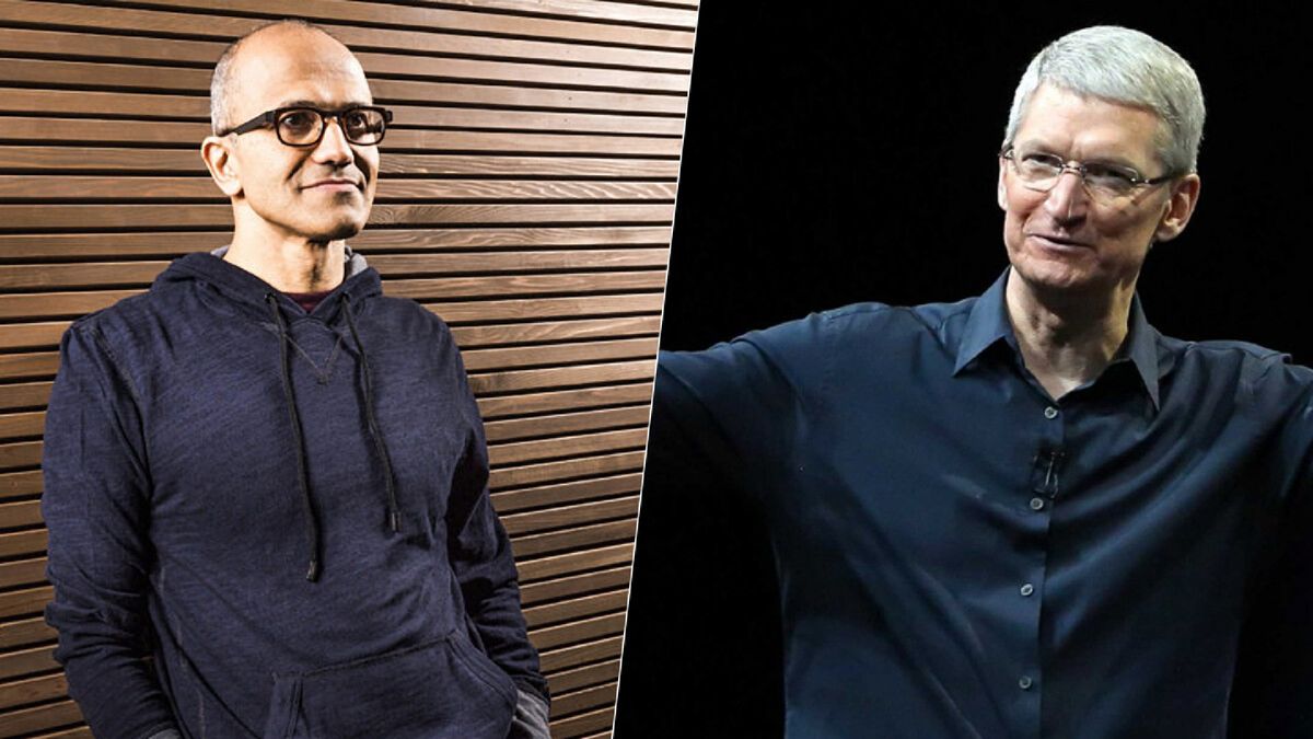 Dopo essere stata per anni l'azienda con il maggior valore al mondo, Apple è stata appena scalzata da un concorrente storico: Microsoft