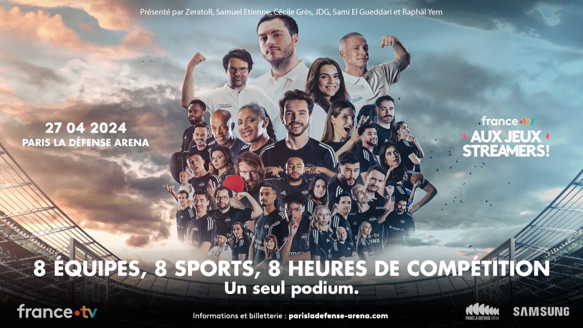 Jouez et tentez de gagner vos places pour Aux Jeux Streamers à Paris La Défense Arena !