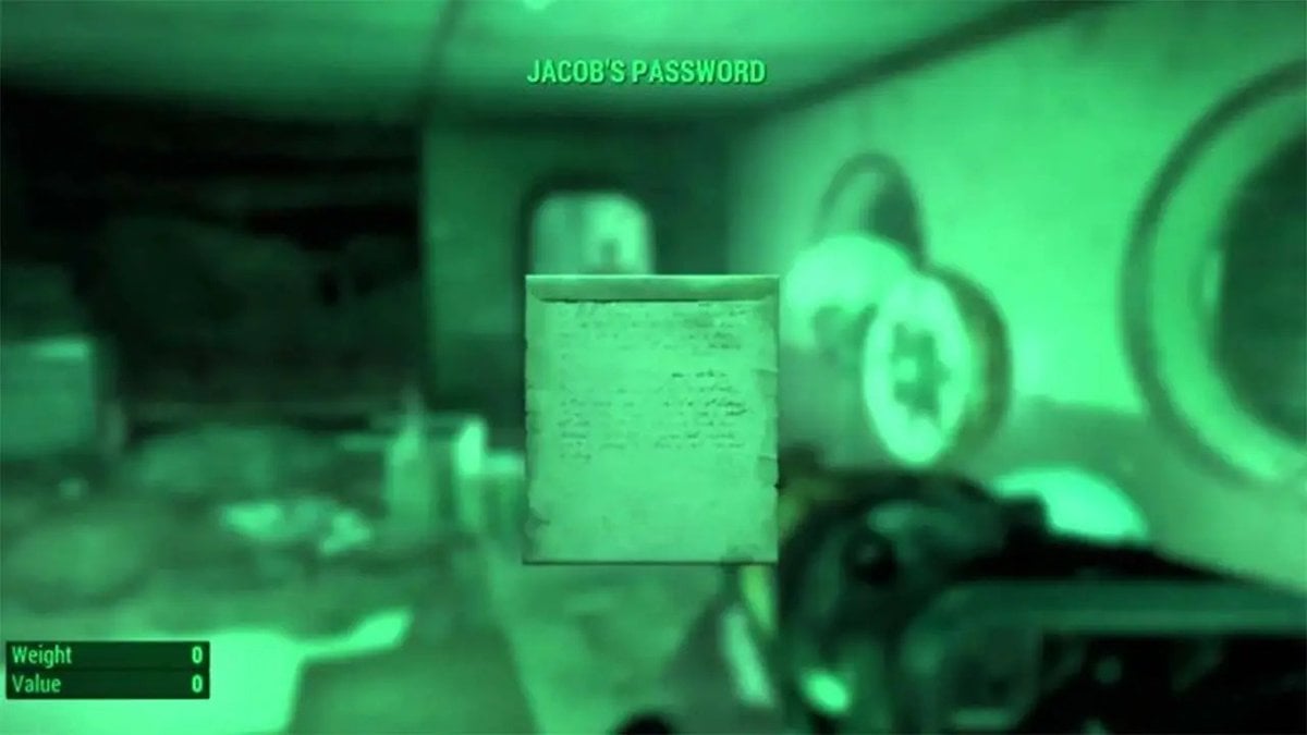 Mot de passe de Jacob Fallout 4 Comment l