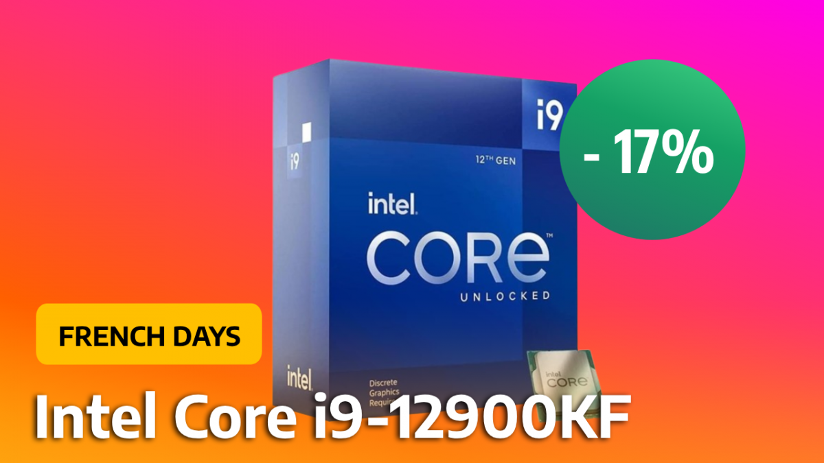 Intel Core i9-12900KF processor on sale during France Days