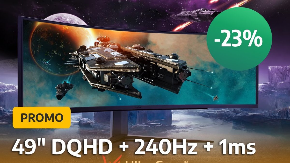 Cet écran PC gamer ultrawide et incurvé LG UltraGear de 49 pouces est en promotion de 23
