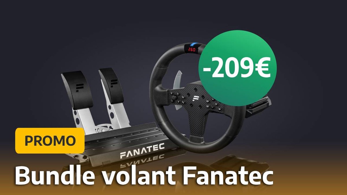 Fanatec Gran Turismo DD Pro (5 Nm) - Volant Simracing Fanatec sur