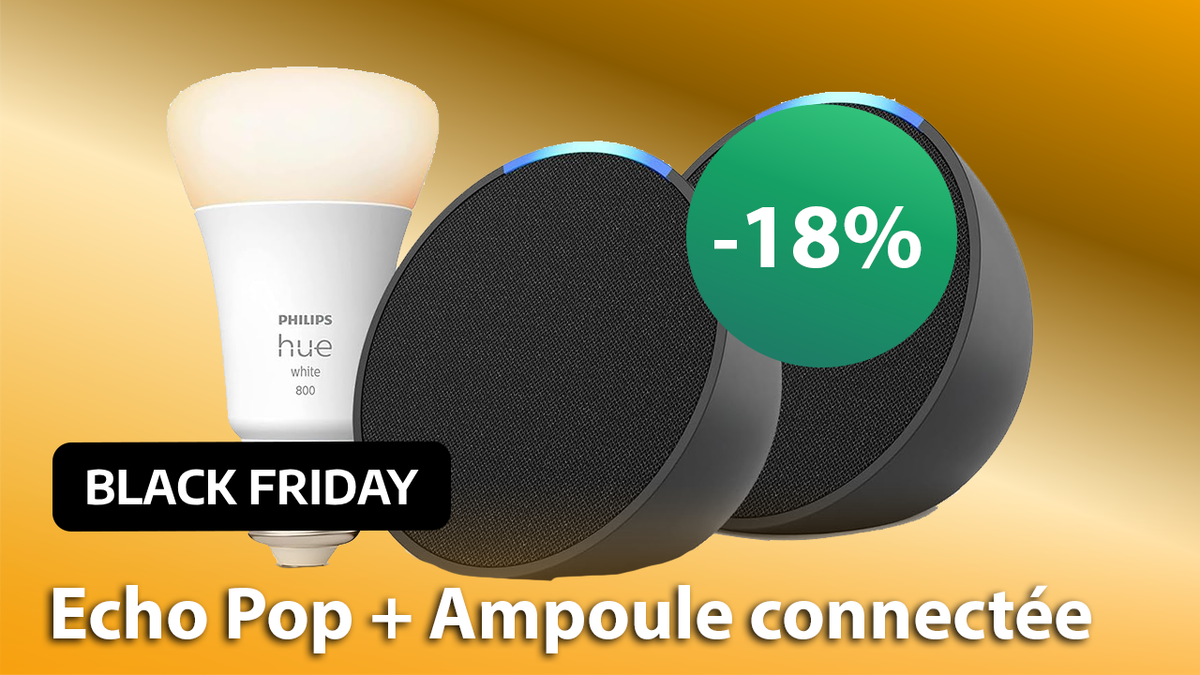 Black Friday Amazon : le kit Echo Dot + ampoule connectée Philips Hue