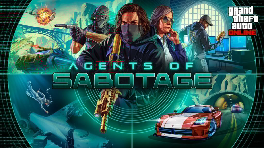 GTA Online :  Deux voitures offertes et de nombreuses récompenses pour la semaine Agents saboteurs du 15 mai