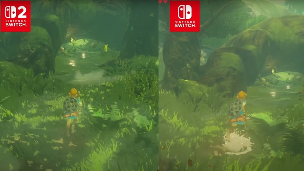 Switch 2 : Un Zelda Breath of the Wild pas si différent de la version Switch 1, mais avec  quelques évolutions très agréables...