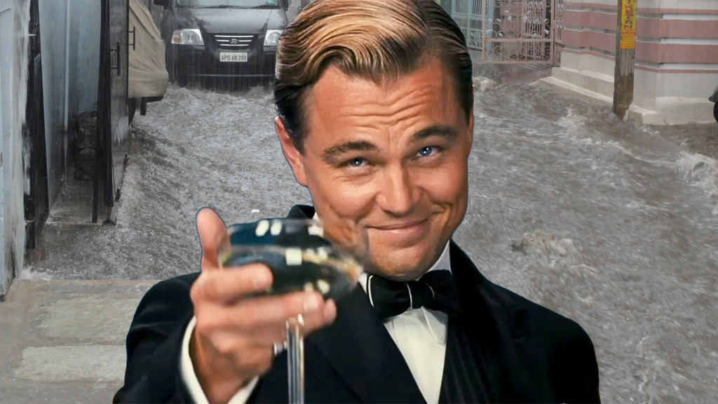 Leonardo DiCaprio a contribué à rassurer les habitants de Paris avec la Police Nationale après les inondations... Enfin, à sa manière !